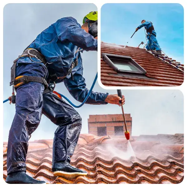 Nettoyage de toiture à Thonon-les-Bains – Zaid Samuel réalise un démoussage professionnel et un nettoyage haute pression en toute sécurité.